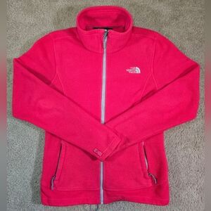 The North Face Jacket Womens Small Pink Fleece Full Zip Outdoors